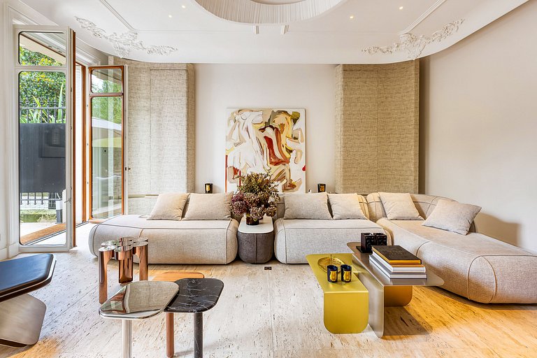 Par051 - Luxury apartment with garden Avenue Foch