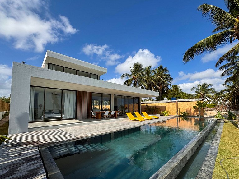 Cea075 - Casa pé na areia em Ilha de Guajiru, Ceará