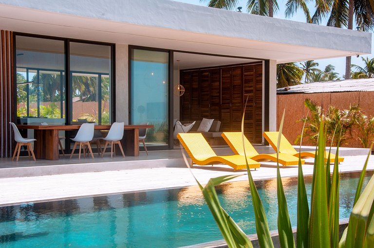 Cea075 – Beachfront House in Guajiru Island, Ceará