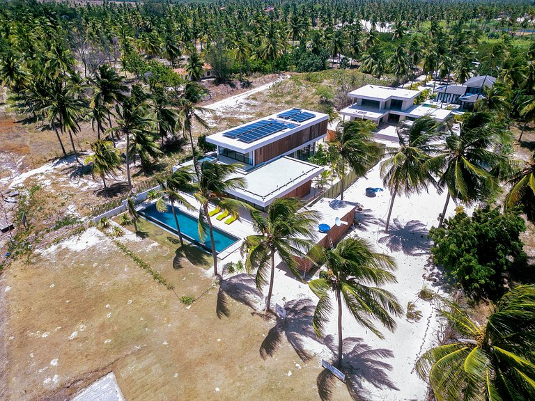 Cea075 – Maison les pieds dans le sable à l'Ile du Guajiru,