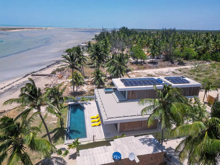 Cea075 – Maison les pieds dans le sable à l'Ile du Guajiru,