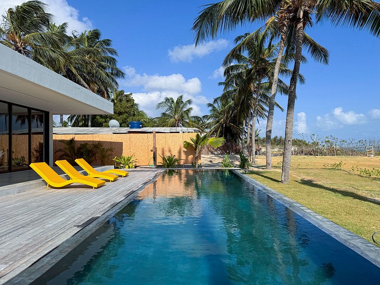 Cea075 - Casa pé na areia em Ilha de Guajiru, Ceará