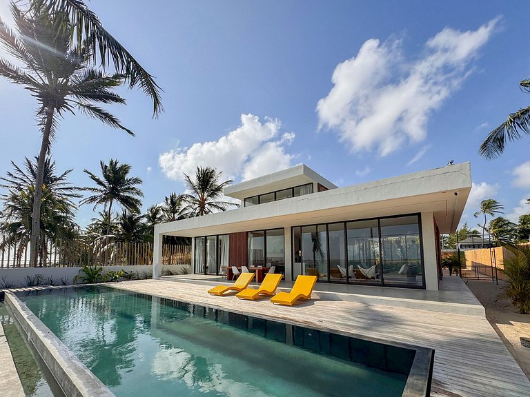 Cea075 - Casa pé na areia em Ilha de Guajiru, Ceará