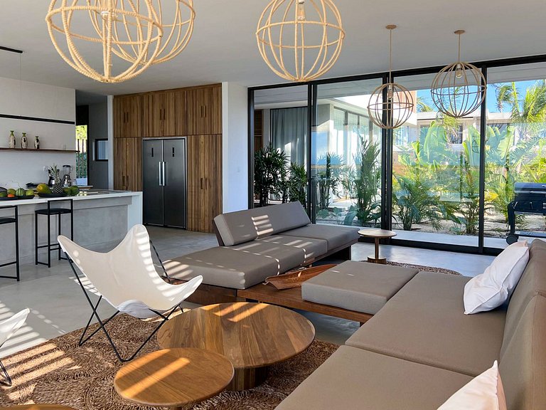 Cea075 - Casa pé na areia em Ilha de Guajiru, Ceará