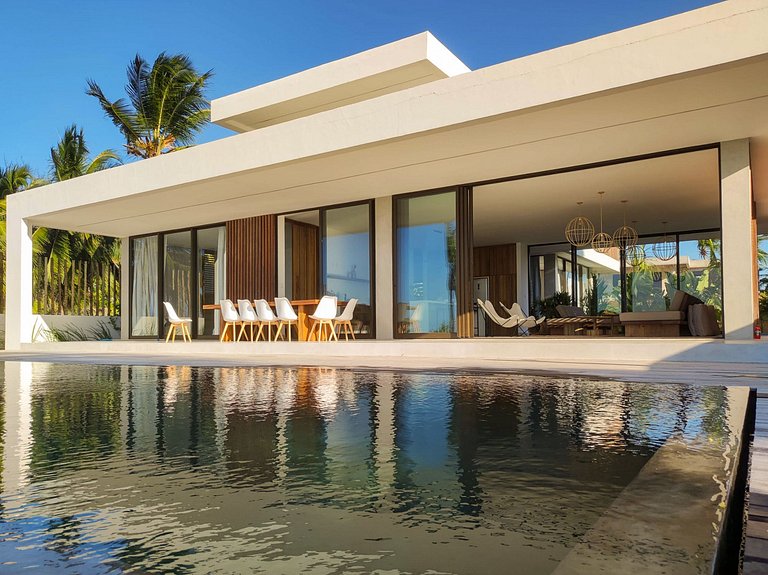 Cea075 - Casa pé na areia em Ilha de Guajiru, Ceará