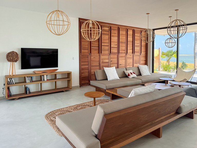 Cea075 – Casa frente al mar en Isla de Guajiru, Ceará