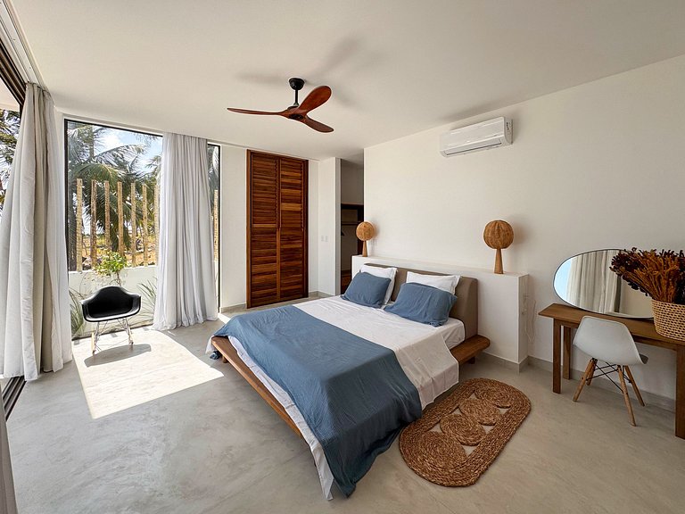 Cea075 – Maison les pieds dans le sable à l'Ile du Guajiru,