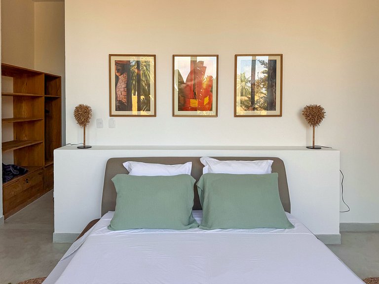 Cea075 – Maison les pieds dans le sable à l'Ile du Guajiru,