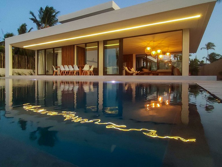 Cea075 – Beachfront House in Guajiru Island, Ceará