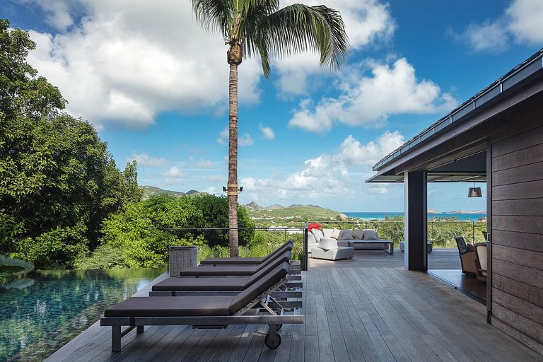 Stb004 - Villa with ocean views in St. Jean