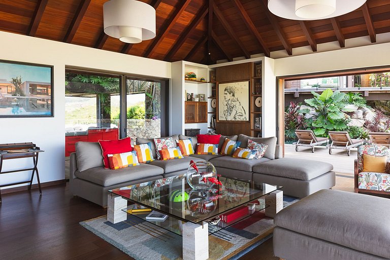 Stb004 – Villa contemporánea con vistas al mar en St. Jean