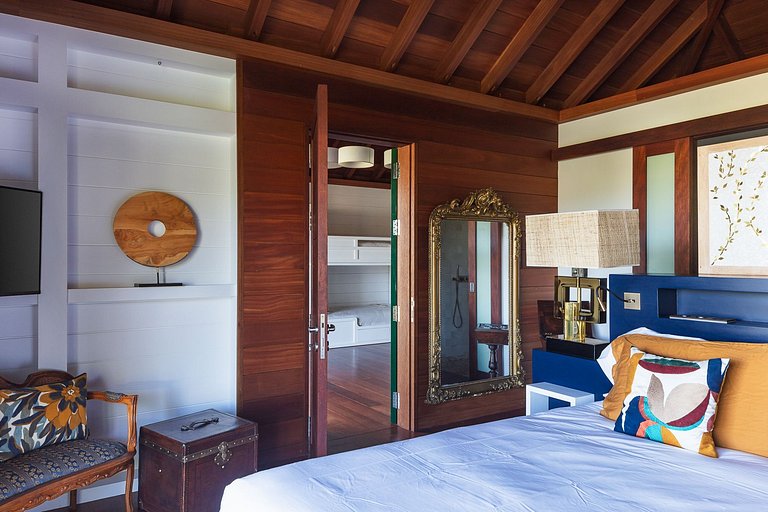 Stb004 – Villa contemporánea con vistas al mar en St. Jean