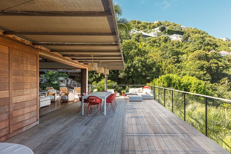 Stb004 - Villa with ocean views in St. Jean