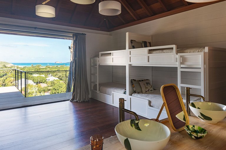 Stb004 – Villa contemporaine avec vue sur la mer à St. Jean