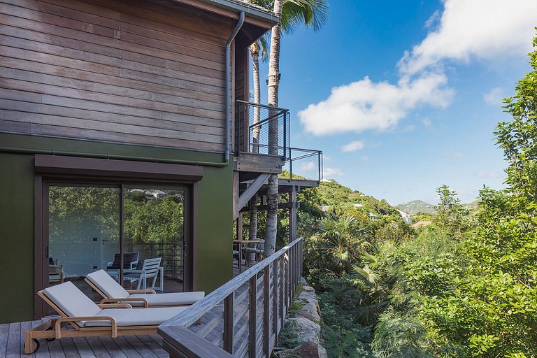 Stb004 – Villa contemporaine avec vue sur la mer à St. Jean