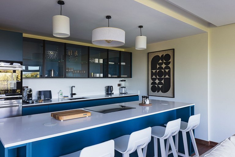 Stb004 – Villa contemporánea con vistas al mar en St. Jean