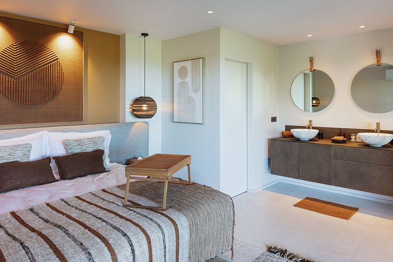 Stb004 – Villa contemporánea con vistas al mar en St. Jean