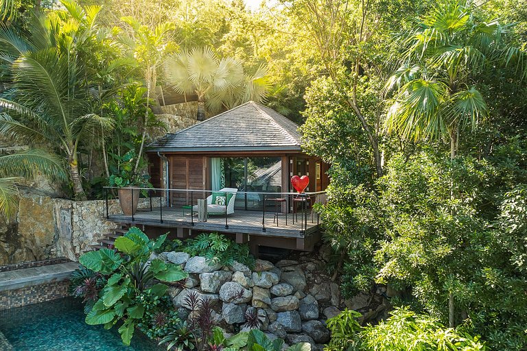 Stb004 – Villa contemporánea con vistas al mar en St. Jean