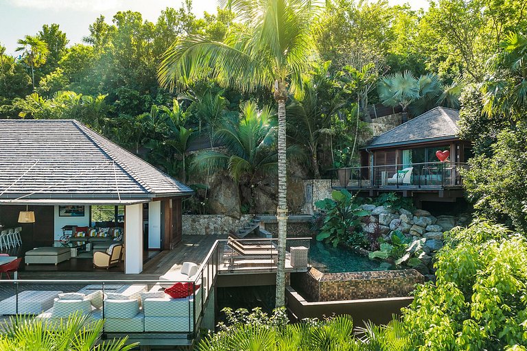 Stb004 – Villa contemporaine avec vue sur la mer à St. Jean