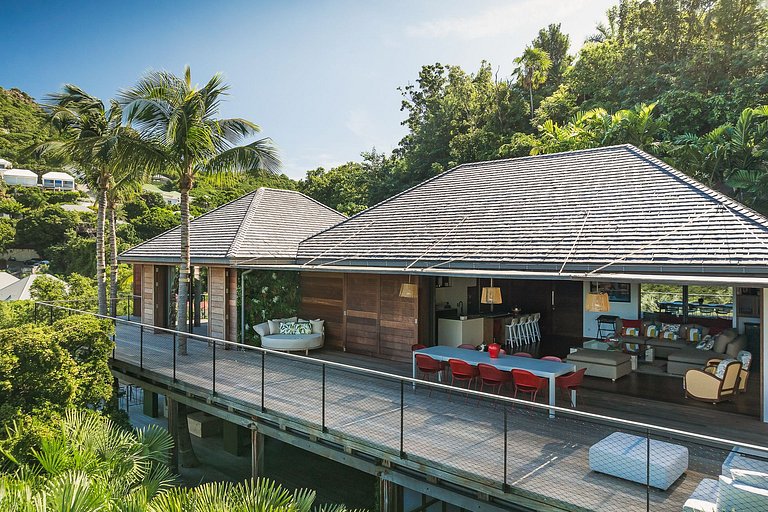 Stb004 - Villa with ocean views in St. Jean