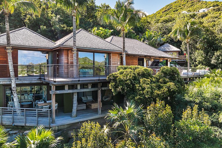 Stb004 - Villa with ocean views in St. Jean