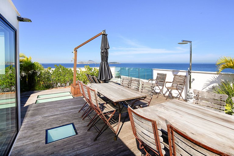 Rio028 - Cobertura de 6 quartos em Ipanema