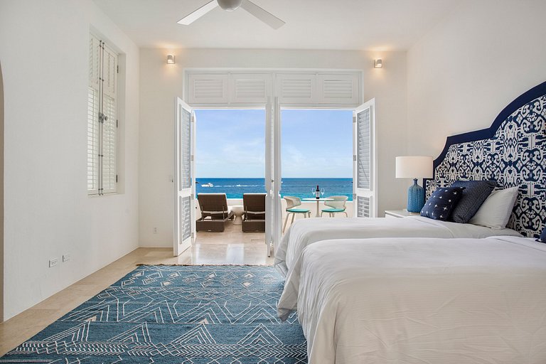 Aia010 – Modern beachfront villa in Long Bay Beach