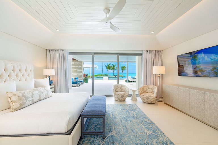 Tci003 – Moderna villa frente al mar en Grace Bay