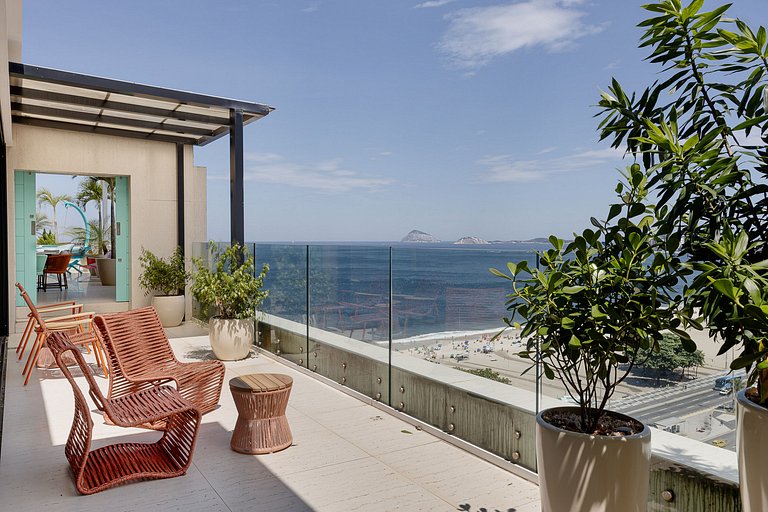 Rio001 - Penthouse avec piscine en front de mer