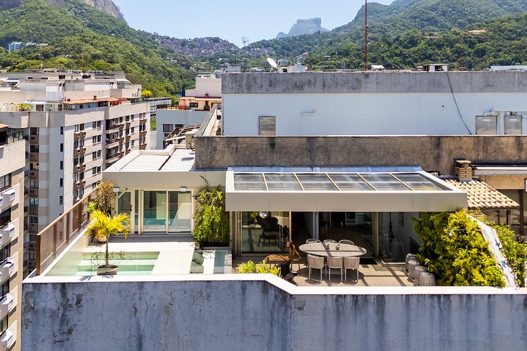 Rio079 - Ático en Gávea con vista al Cristo