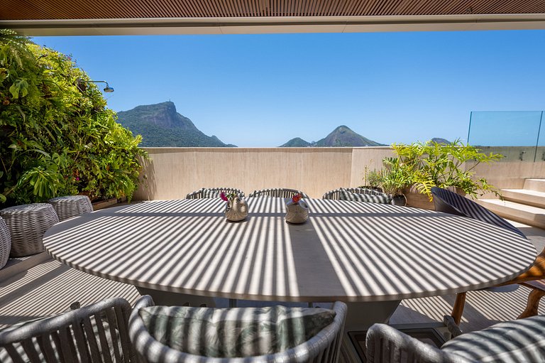 Rio079 - Cobertura com vista Cristo na Gávea