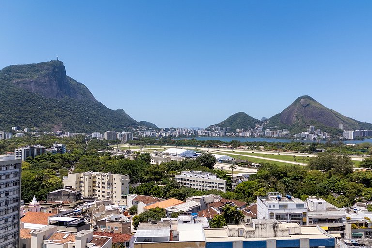 Rio079 - Ático en Gávea con vista al Cristo