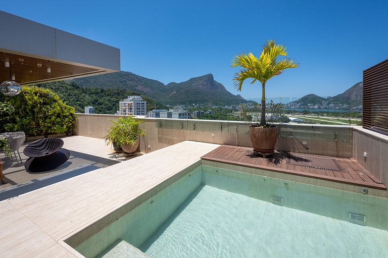 Rio079 - Gávea Penthouse with Christ View and pool