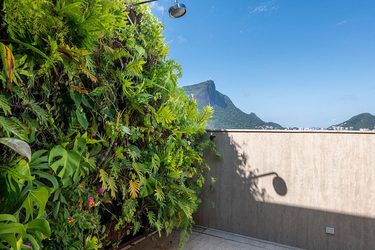 Rio079 - Penthouse vue Christ et piscine, Gávea
