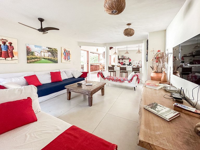 Bah239 - Encantadora casa de 6 quartos em Arraial d'Ajuda