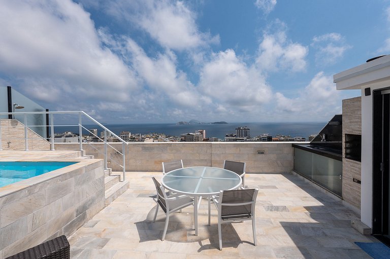 Rio372 - Penthouse Dúplex con Piscina y Vistas Mar