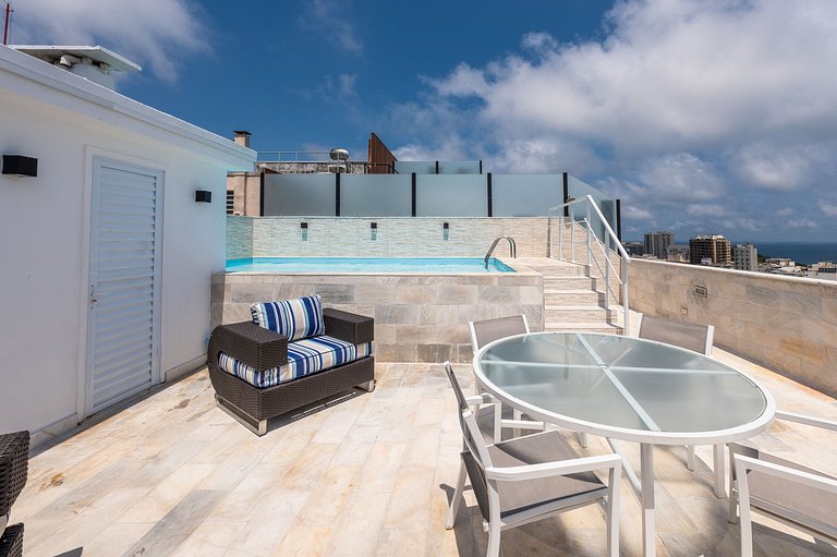 Rio372 - Penthouse duplex avec piscine et vues mer