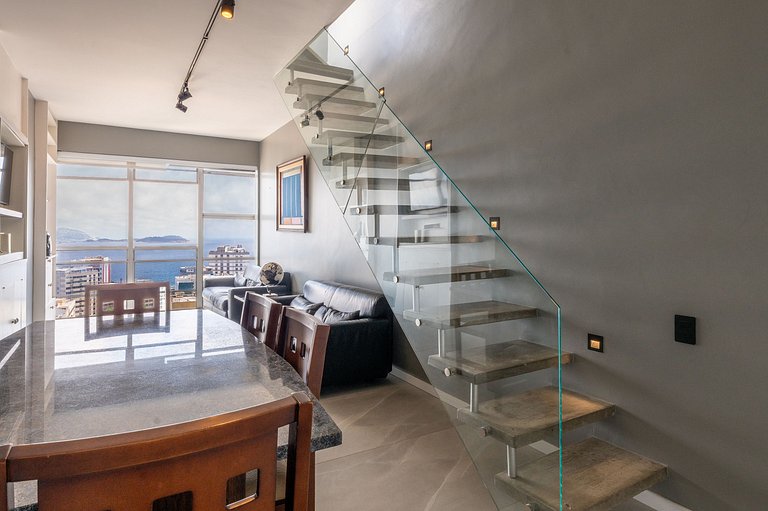 Rio372 - Penthouse duplex avec piscine et vues mer