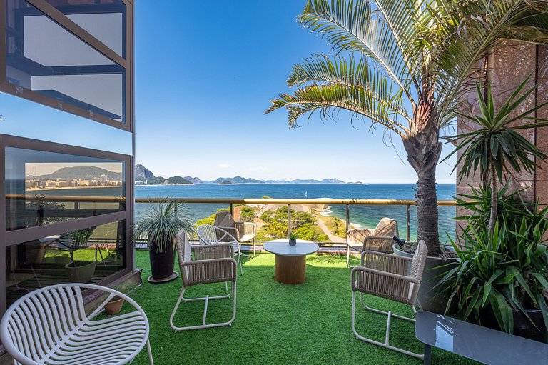 Rio037 - Penthouse de 3 cuartos en Arpoador