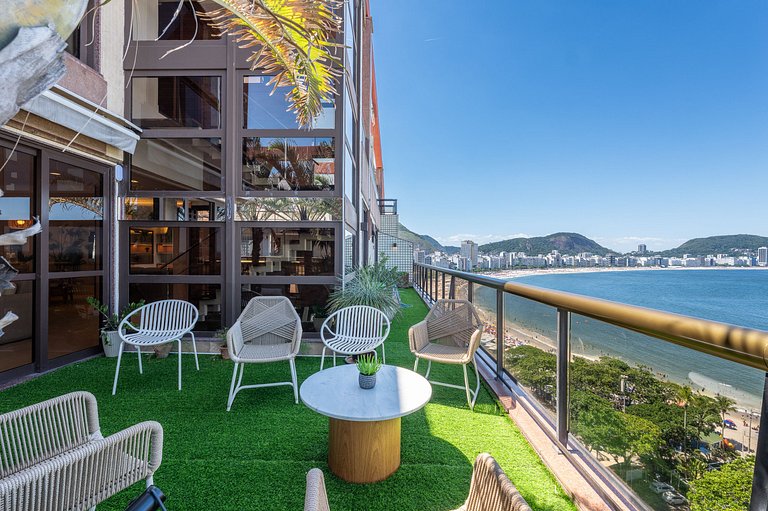 Rio037 - 3 bedroom penthouse in Arpoador