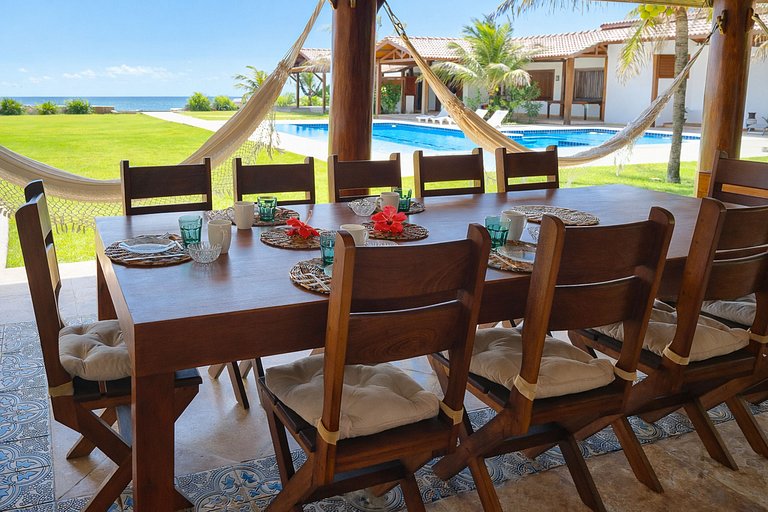 Cea017 - Seafront villa with pool in Guajiru