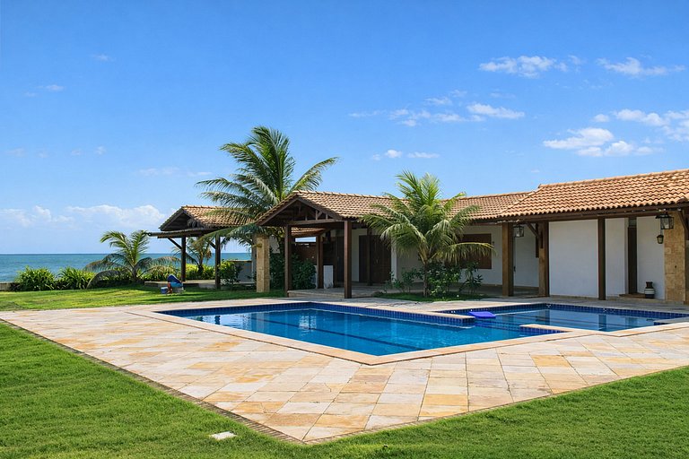 Cea017 - Charmosa villa beira-mar em Guajiru