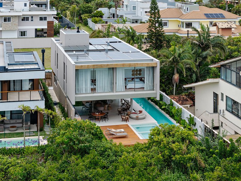 Flo025 - Villa de luxe avec vue sur la mer à Florianópolis