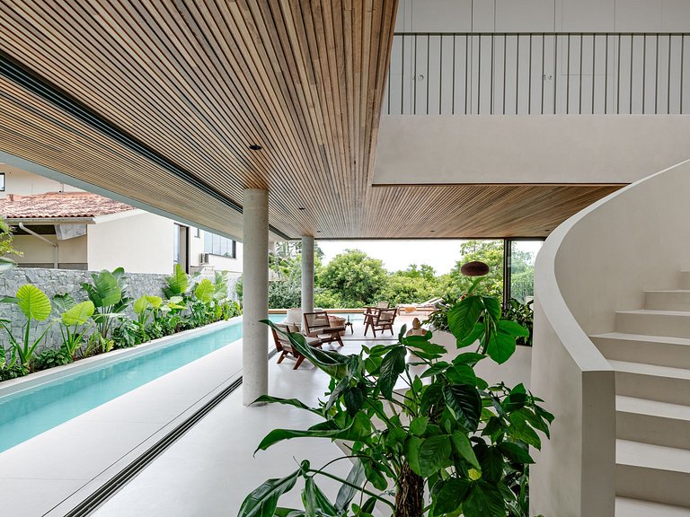 Flo025 - Villa de luxe avec vue sur la mer à Florianópolis