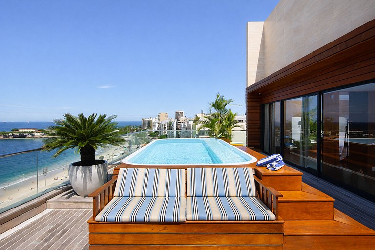 Rio114 - Penthouse de luxe en front de mer à Copacabana