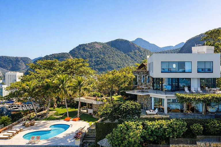 Rio005 - Maison de luxe avec vue sur l'océan à Joá