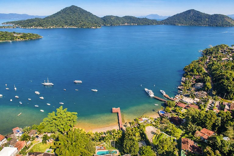 Casa de playa, junto al mar, Angra dos Reis, 6 suites