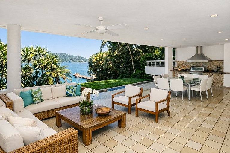 Casa de playa, junto al mar, Angra dos Reis, 6 suites