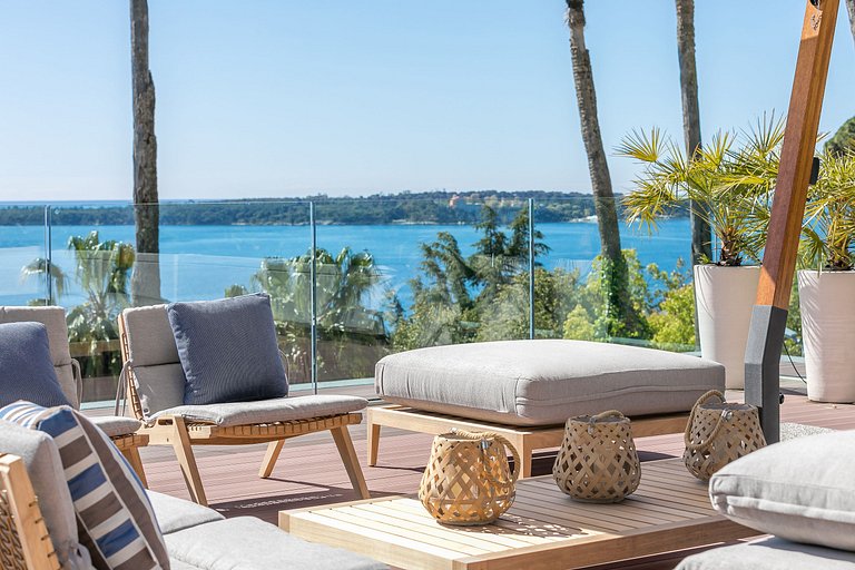 Azu195 – Villa de lujo con vista panorámica al mar en Cannes