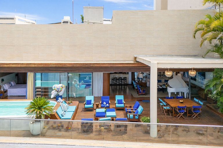 Rio114 - Penthouse de luxe en front de mer à Copacabana